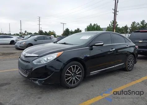 2015 Hyundai Sonata Hybrid Limited из США, поврежденный, VIN KMHEC4A4XFA131067